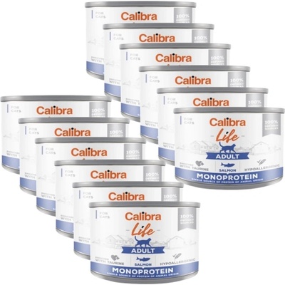 Calibra Cat Adult Life Сьомга 12x200г