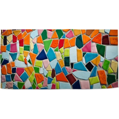 SABLIO Ručník - Barevná mozaika 50x100 cm