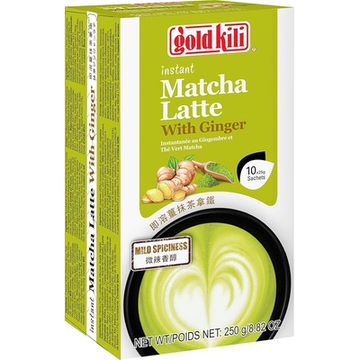 Gold Kili Instant Matcha Latte с джинджифил 250 г