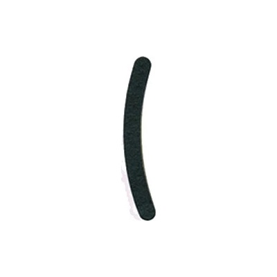 NAIL SYSTEM Pilník na nehty - černý oblouk 17cm