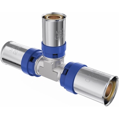 Mexen PEX-P редукционен тройник с пресоващо съединение PEX 25 x 16 x 25 - W97131-251625-00 (W97131-251625-00)