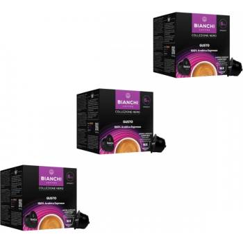 Bianchi Collezione Nero Gusto 100% Арабика 48 бр. (3 x 16 бр. ) кафе капсули система Dolce Gusto
