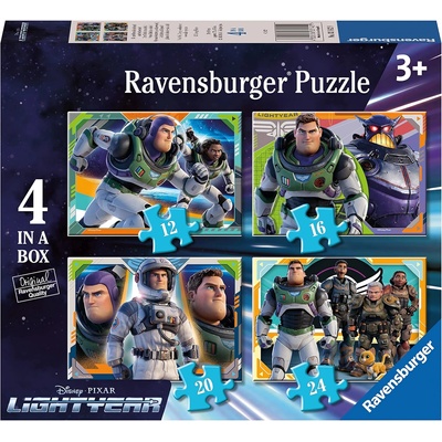 Ravensburger Пъзел Ravensburger от 24 части 4 в 1 - Lightyear (3142)