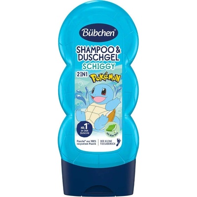 Bubchen dětský šampon a sprchový gel 2v1 pokémon Schiggy 230 ml