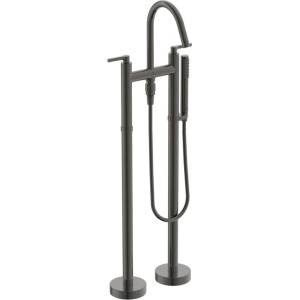 Ideal Standard Atelier Joy Neo свободностояща вана - смесител за душ, двоен контрол, сив, Magnetic Grey (BD169A5)