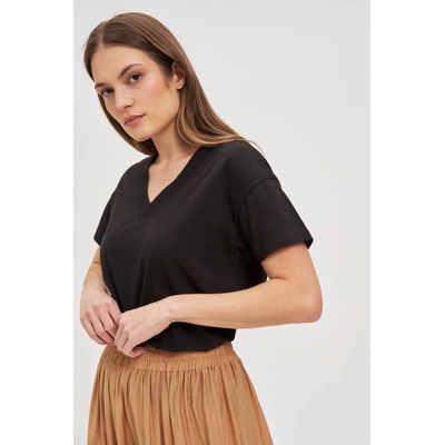 Moodo Черна дамска тениска Moodo Moodo | Cheren | ЖЕНИ | XS