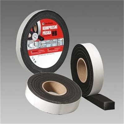 Den Braven B8520BD Kompresní páska HB 20 mm x 6 mm x 6 m černá