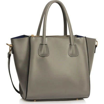 L&S Fashion kabelka LS0061B šedá