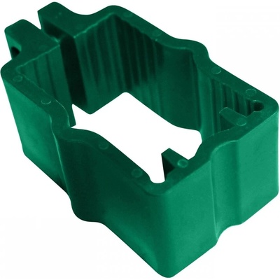 PILECKÝ Objímka plotového panelu PILOFOR pro sloupek PILODEL plastová 60 x 40 mm zelená