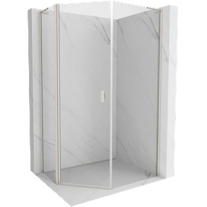 Mexen Mist L петоъгълна асиметрична душкабина с панти 90 x 100 см прозрачна с (8A8L-090-100-97-00)
