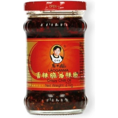 Laoganma křehké chilli v oleji 210 g – Zboží Dáma
