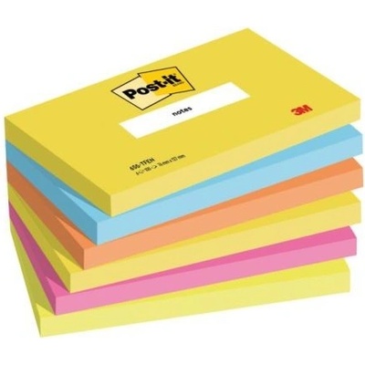 POST-IT Bločky Post-it `ENERGIA` 76x127mm, 6x100 lístkov