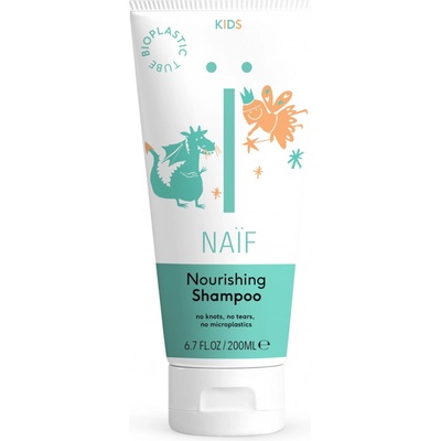 NAIF Dětský šampon pro snadné rozčesávání přírodní 200 ml – Zboží Dáma