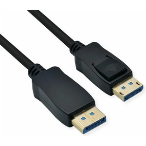 Roline Кабел Roline 11.04. 6004, DisplayPort(м) към DisplayPort(м), 5m, черен, 7680x4320@60Hz, 40 Gb/s (11.04.6004)