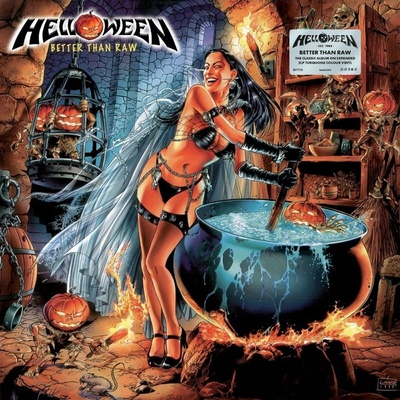 Helloween - Better Than Raw Reedice Turquoise Vinyl 2 LP
