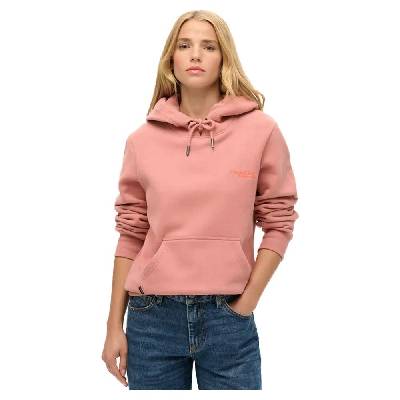 Суичър Superdry Essential Logo hoodie - Pink (Ash Rose)