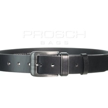 Prosch Bags kožený pásek jeans 02/PR01 černý