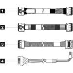 Lenovo Аксесоар, Lenovo ThinkSystem SR650 V3 2.5" Chassis Front BP3 SAS/SATA Cable Kit (4X97A82937)