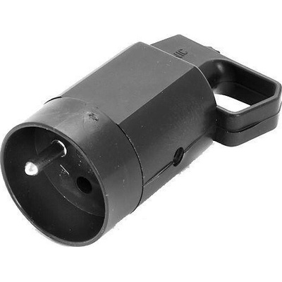 Zásuvka 315-05 s uzemnením 2P + Z 16A 250V IP20 BLACK VIPLAST 315-05