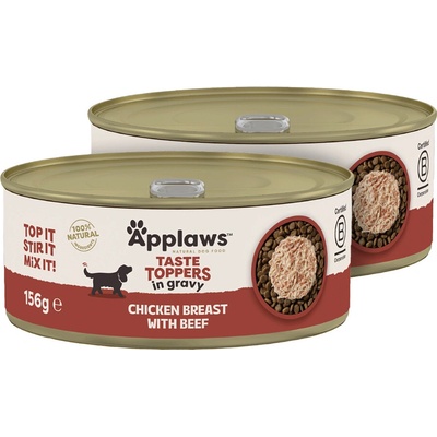 Applaws Dog Taste Toppers Gravy Kuře s hovězím 2 x 156 g
