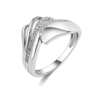 Silvero Strieborný prsteň R31001
