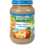 Bebelan пюре банани ябълки и праскови - 190 г