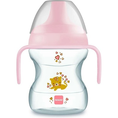 MAM HRNČEK LEARN TO DRINK CUP 190 ml ružová