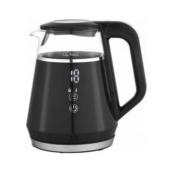Extralink Glass kettle 1712 black 1 l 1100 w