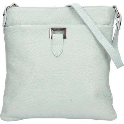 Dámská kožená crossbody kabelka Italia Gotta modro-zelená