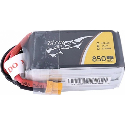Tattu Batéria 850 mAh 14,8 V 75C 4S1P