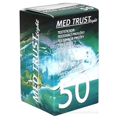 MED TRUST Handelsges. m. b. H. Light testovacie prúžky 50 ks