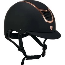 EQUESTRO Bezpečnostní helma Ultra Light black rosegold
