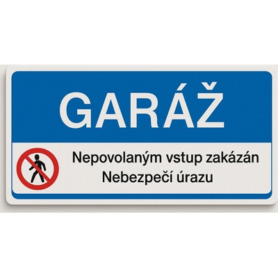 Traiva s.r.o Garáž Verze: Samolepka 190 x 90 mm tl. 0.1 mm - Kód: 03386