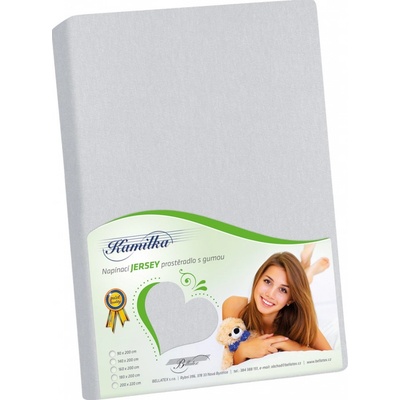 veratex Prostěradlo jersey světle šedé 140x200