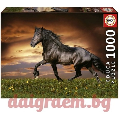 Educa Пъзел educa 19555 - 1000 части - Кон в тръс (edu19555)