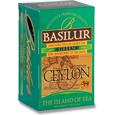 Basilur Island of Tea Green nel 25 x 1,5 g