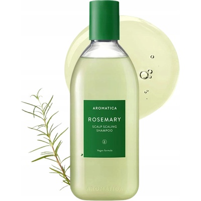 AROMATICA Rosemary Scalp Scaling Shampoo šampon rozmarýnový 400 ml