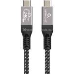 Gembird 50 см черен USB-C кабел за данни (CCBP-USB4-CMCM240-0.5M) (CCBP-USB4-CMCM240-0.5M)