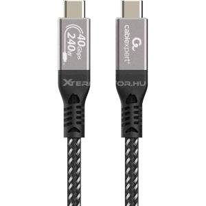 Gembird 50 см черен USB-C кабел за данни (CCBP-USB4-CMCM240-0.5M) (CCBP-USB4-CMCM240-0.5M)