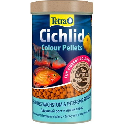 Tetra Cichlid Colour Pellets NutriEvolution 500 ml
