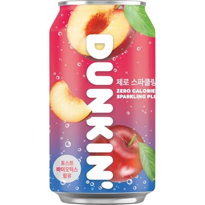 Dunkin sycený nápoj s příchutí švestky bez cukru 350 ml