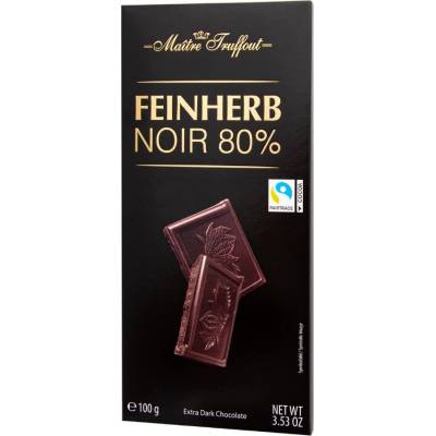 Maitre Truffout Premium Extra hořká 80% 100 g