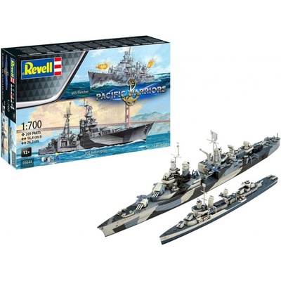 Revell Pacific Warriors USS Fletcher & USS Indianapolis 1:700