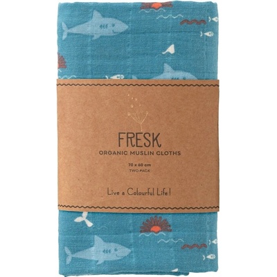Fresk dvojbalenie plienok 70x60 Shark