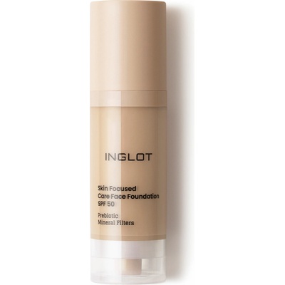 Inglot Skin Focused Care Face Foundation ošetrujúci make-up s SPF50 na tvár 307 yellow beige 30 ml