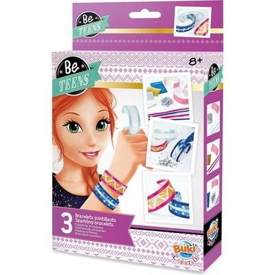 Buki France Творчески комплект Buki Be Teens - Направи си сам лъскави гривни (BKBE204)