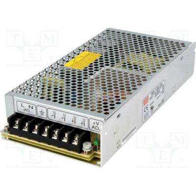 MEAN WELL RS-150-24 Napájecí zdroj: spínaný; k vestavbě,modulový; 150W; 24VDC; 6,5A