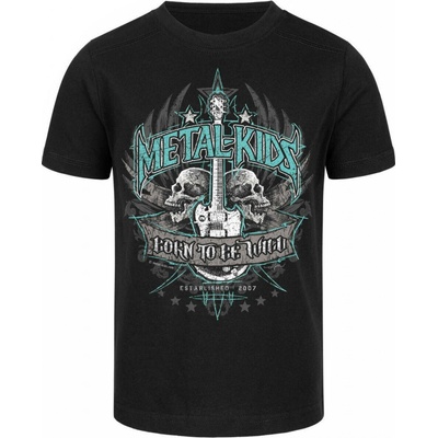 Metal-kids tričko metal black čierna