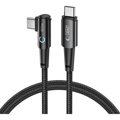 Кабел за зареждане USB-V / USB-C 60W 6A 100 см от Tech Protect Ulstraboost " L" - Сив (9490713935293)