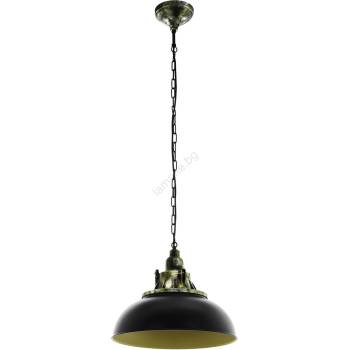 Image 1 of EGLO 79463 - Пендел PETRITOLI 1xE27/60W/230V черен (EG79463)